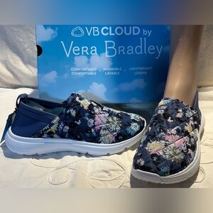 VERA BRADLEY CLOUD CHRYSANTHEMUM CRUSH SLIP-ON SHOES